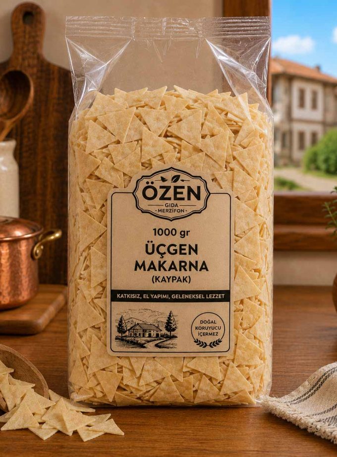 1000 gr Üçgen Makarna (Kaypak) | %100 Doğal Özen Gıda Merzifon