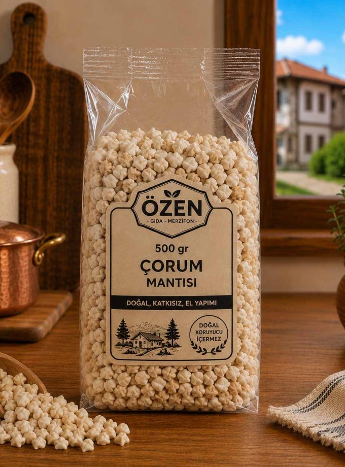 500 gr Çorum Mantısı | %100 Doğal Özen Gıda Merzifon